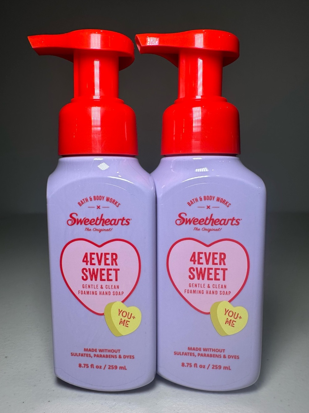 Bath & Body Works x Sweethearts Collab: 4Ever Sweet Foaming Hand Soap Set Of 2
